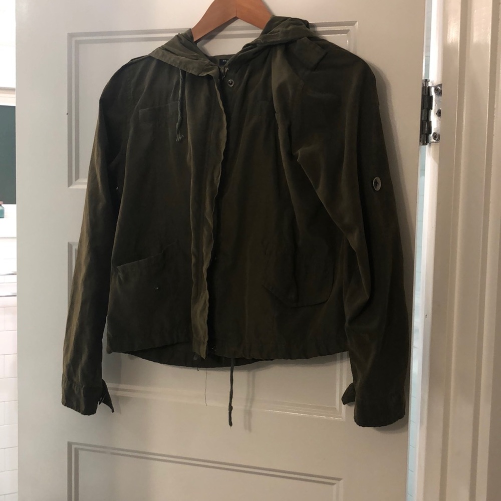 Brandy ❤️ Melville Navy Green Jacket